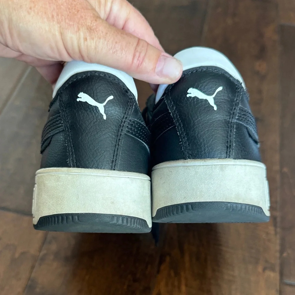 Puma Black and White Sneakers - Picture 3 of 7